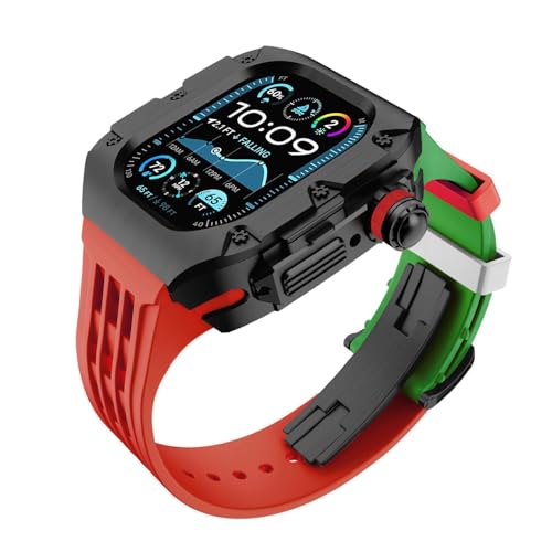 Kit modification Apple Watch Ultra protégeant des chocs en fluororubbe agate