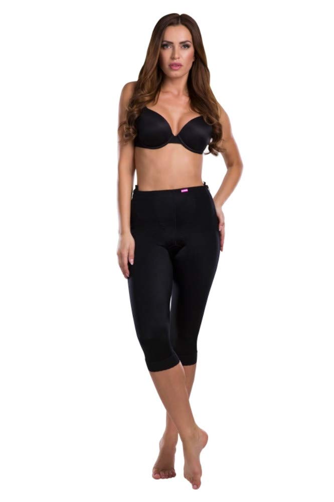 Lipoelastic Women's Black Lipoelastic® Tb Comfort - Post Surgery Compression Leggings