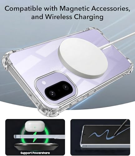 Image of Jkobi Shockproof Crystal-Clear Back Cover for OnePlus 15R (Magsafe Wireless Support | Drop & Camera Protection | Hard Polycarbonate)