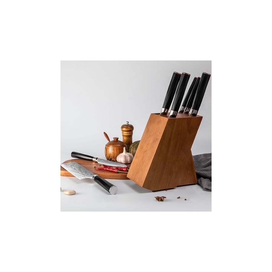 9-Pcs-Quality-Damascus-Steel-Kitchen-Knives-Set-High-Carbon-Super-Sharp-Chef-Knife-Set-Premium-Stainless-Steel-Knife-Set-Ergonomic-Design-Black-Minimalist-Design-Handle-Dishwasher-Safe 9 Pcs Quality Damascus Steel Kitchen Knives Set High Carbon Super Sharp Chef Knife Set Premium Stainless Steel Knife Set Ergonomic Design Black Minimalist Design Handle Dishwasher Safe