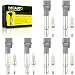 MOAUTO Set of 6 Ignition Coils Pack UF616 022905715E & 6 PCS Iridium Spark Plugs Compatible with Audi Q7 Volkswagen Atlas CC Passat Touareg Porsche Cayenne - 3.6L V6 Replace GN10443 022905715A