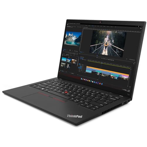 Image of Lenovo ThinkPad T14 Gen 4 21HD0088US 14 inch Notebook - WUXGA - 1920 x 1200 - Intel Core i7 13th Gen i7-1365U Deca-core (10 Core) - 16 GB Total RAM - 16 GB On-Board Memory - 512 GB SSD - Thunder Black