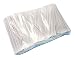 NiftyPlaza 4" Length Twist Ties, Plastic Coated, No Rip, Paper Ties Cello General Use, Ideal Party Favor Treat Bags, Small Orders Packaging (1000 White Twist Ties)
