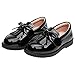 Niña Vestido Zapato Chico Ponerse Oxford Boda Iglesia Microfibra Escuela Uniforme Mocasines Negro Imagen de Niña Vestido Zapato Chico Ponerse Oxford Boda Iglesia Microfibra Escuela Uniforme Mocasines Negro