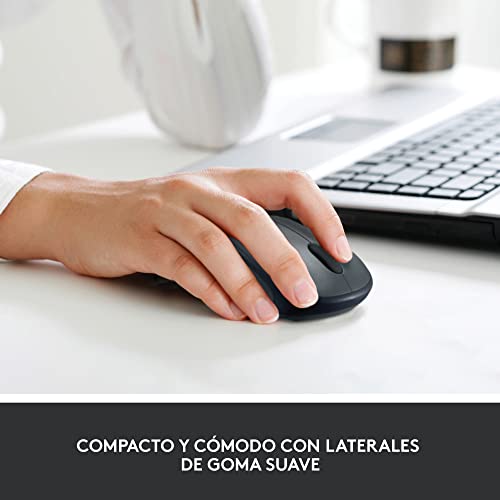 Logitech M235 Ratón inalámbrico USB Unifying de 2,4 GHz compatible con Mac, PC y portátil - Rojo 3