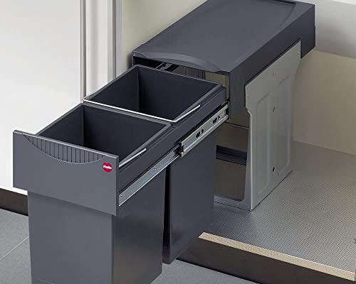 Hailo 3666101 Abfallsammler für Schränke ab 300 mm Breite mit Drehtür incl. 40 Hailo Müllbeutel – Bild 4