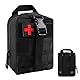 Erste Hilfe Pouch Tasche Leer, First Aid Bag Kleine, Erste Hilfe Gürteltasche, Rip-Away Taktische Pouch Militär, Multifunktional Survival Bag für Reisen Camping Sport Wandern(Schwarz)