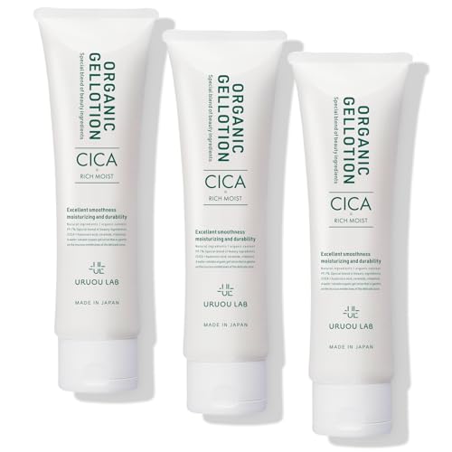 【CICA×リッチモイスト/潤滑ゼリー/3本セット】ウルオウラボ オーガニックジェルローション100g 潤滑剤 潤滑剤ゼリー 女性用 ヒト幹細胞 美容エキス 日本製 - 画像1