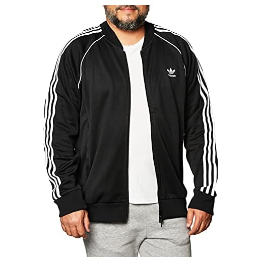 adidas SST TT P Blue Sweatshirt, Hombre, Black/White, L