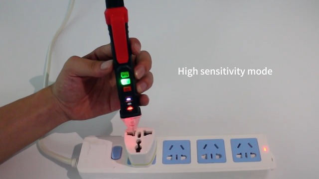Image of NJTY Non-Contact Voltage Tester with Laser Guide, 12V-1000V Dual Range Electrical Tester Pen, Professional AC Circuit Detector with LED Flashlight, Sound and Light Alarm (Batteries Included)