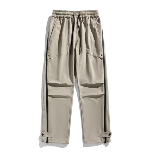 Men Baggy Cargo Pants Casual Drawstring Wide Leg Elastic Waisted Workout Y2K Track Pants Outdoor Work Trousers2