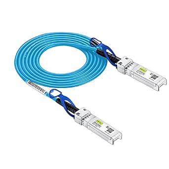 10Gtek Blue 25G SFP+ DAC Cable - 25GBASE-CR SFP28 to SFP28 Passive Copper Twinax, 2-Meter