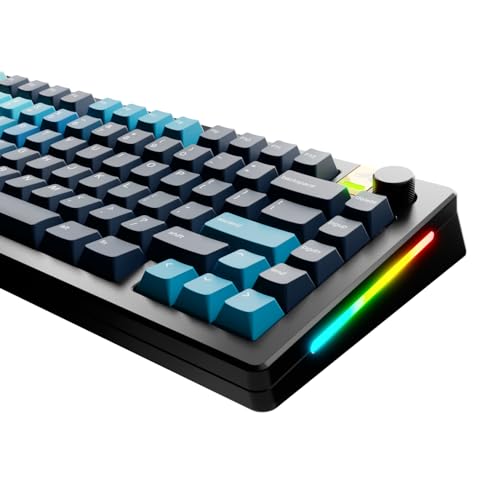 Image of Glorious Gaming - GPBT Gradient Keycaps for Custom Mechanical Keyboards, No Fade Dye-Sublimated, Fits 100%, 75% 65% 60%, PBT Polymer, Fits ANSI & ISO, Supports Windows & macOS - Celestial Ice