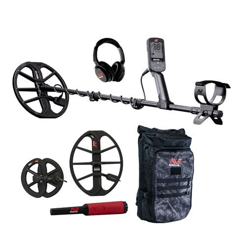Image of MINELAB Equinox 900 Bundle, Includes Metal Detector, EQX 15 Coil, PRO-FIND 40 Pinpointer, and Backpack