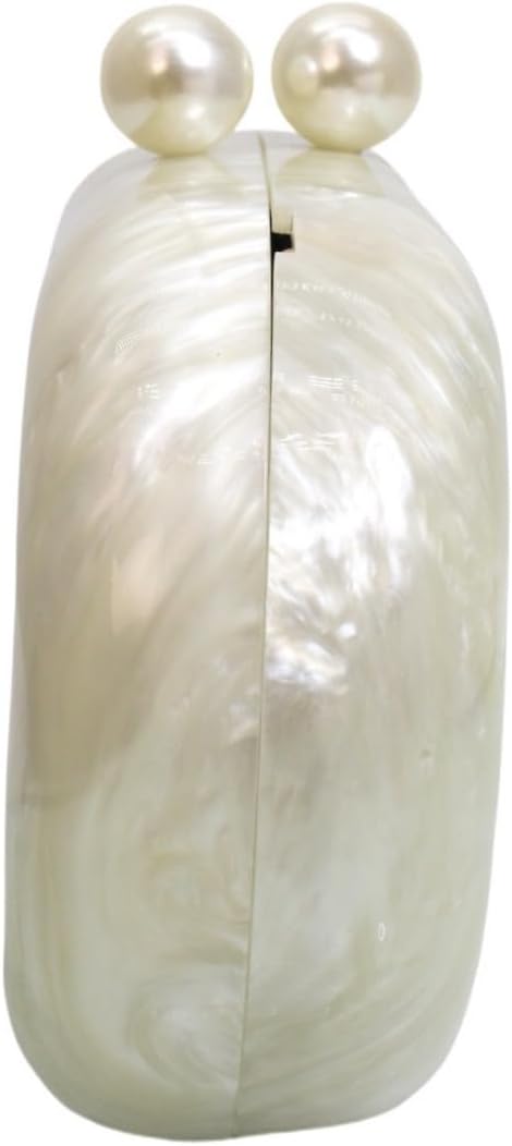 Women Puff Acrylic Clutch Purse Glitter Marble Acrylic Handbag Unique Evening Bag Chain Shoulder Bag for Party Prom - Image 5