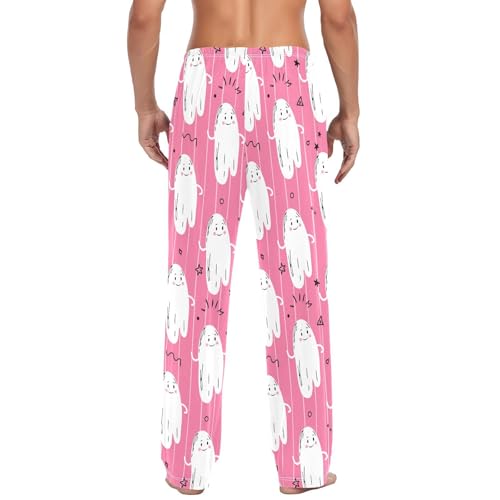 Spirits Men's Cotton Pajama Pants with Pockets and Drawstring Comfortable and Stylish,S3