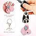 3Pcs 2023 Year of the Rabbit Keychain Pendant Plush Bunny Figurine Keychain Zodiac Stuffed Rabbit Pendant Chinese New Year (Random Color)