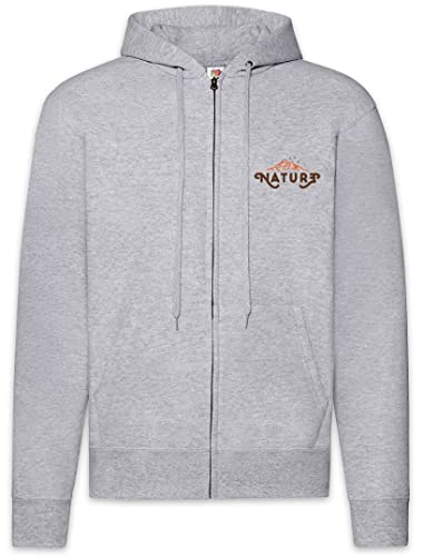 Sweat à capuche zippé Urban Backwoods Nature en coton premium pour homme élégant