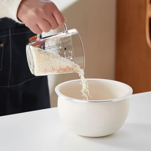 Vaso medidor de vidrio irrompible con pico y mango 500 ml miniatura 7
