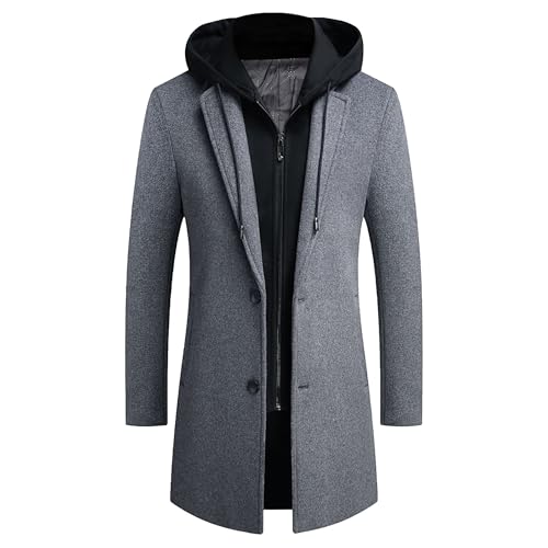 Manteau d'hiver pour homme idéal pour les trajets quotidiens professionnels