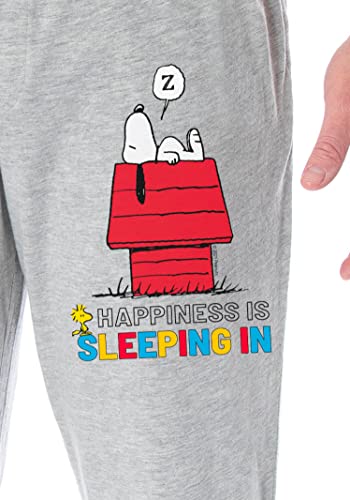 Peanuts Adult Snoopy Sleeping In Character Loungewear Sleep Pajama Pants3