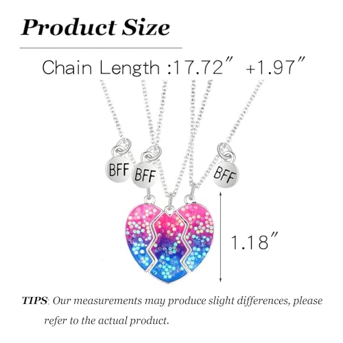 Image of YANCHUN BFF Necklaces for 3 Friend