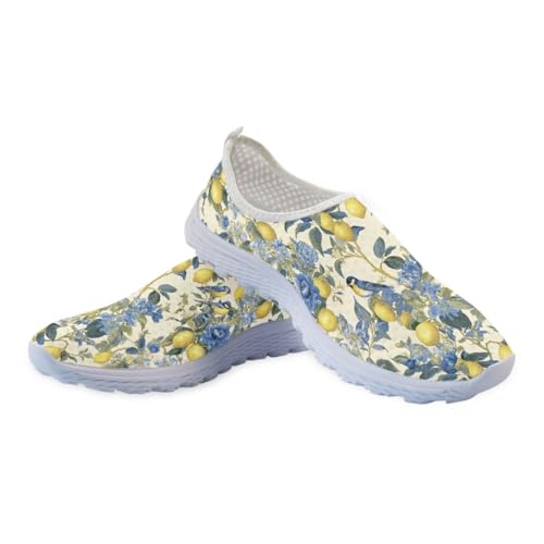 Jeiento Slip On Sneakers for Women Men Wide Toe Box Shoes Lightweight Mesh Sport Sneakers Ladies Flat Slip-on Loafers4