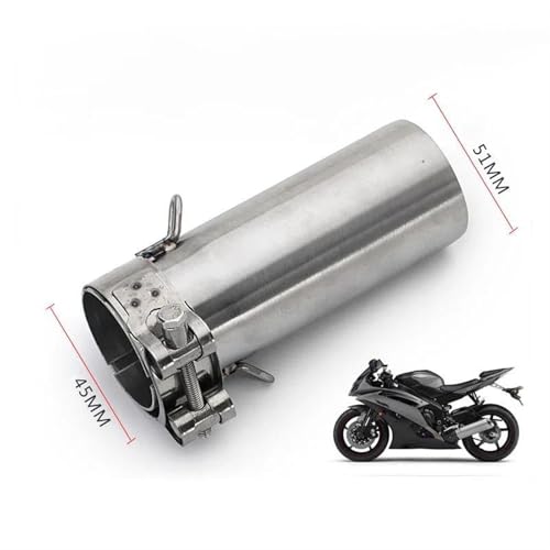 Tuyau d'échappement pour Yamaha R6 2006-2019 de 51mm - 2