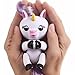 Fingerlings Baby Unicorn - Gigi (White with Rainbow Mane and Tail) - Interactive Baby Pet - by WowWee