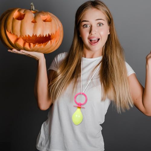 Image of IMIKEYA Halloween Oversized Pacifier for Cosplay Party Decoration, Funny Photo Booth Prop Large Pacifier Novelty Costume Accessory Jumbo Pacifier A
