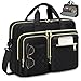 RAINSMORE Laptop Bag for Women 17.3 inch Laptop Briefcase Large Laptop Case Work Computer Bag Messenger Bag for Women Business Office Travel College Black