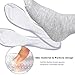 Sandal Insoles, 3 Pairs Arch Support for Sandals, Non-Slip Self Adhesive Sandal Insoles Gel Arch Support Cushion Improve Fit and Relieves Pain from Plantar and Flat Feet