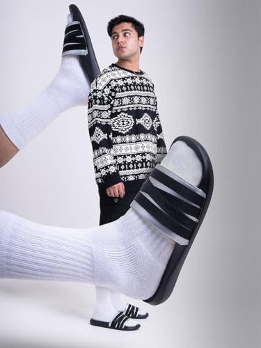 Image of Bacca Bucci Galaxy Slides for Men | Ultra-Comfort Rubberized EVA Slip-On Sliders | Non-Skid Outsole, Soft Cushioned Footbed, Lightweight Slides for Indoor & Outdoor Use