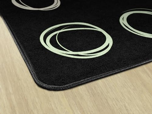 Tapete infantil Flagship Carpets CIRCLE SAMPLER 7'6" x 12' miniatura 5