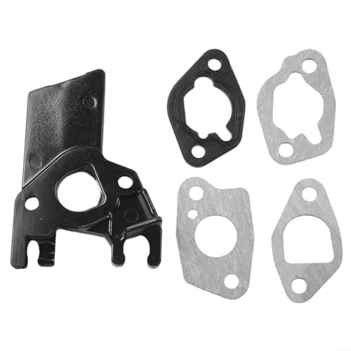Gettimore Kit de joints de carburateur pour moteur GX200 5 pièces – Collecteur d'admission en caoutchouc et joints pour moteurs de tondeuse à gazon Honda 5,5 HP 6,5 HP