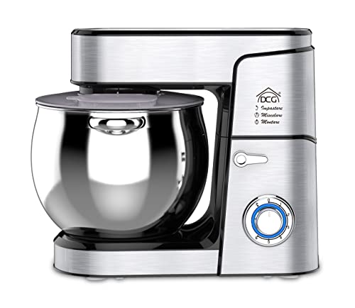 DCG Impastatrice Planetaria KM1512, 2000W di Potenza, Capacità 12 Litri