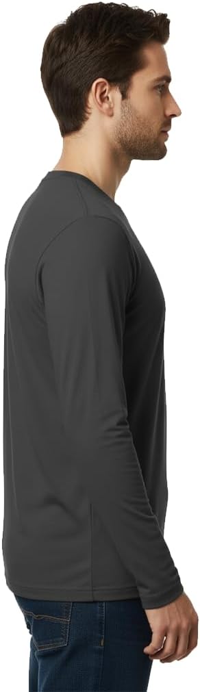 Men’s Softstyle Long Sleeve T-Shirt – 100% Ring-Spun Cotton, Lightweight, 4.5 oz, S-3XL - Image 3