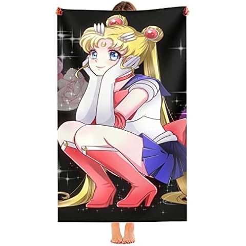 Serviette de Plage ZHANGYAOSHU Sailor Moon Cover
