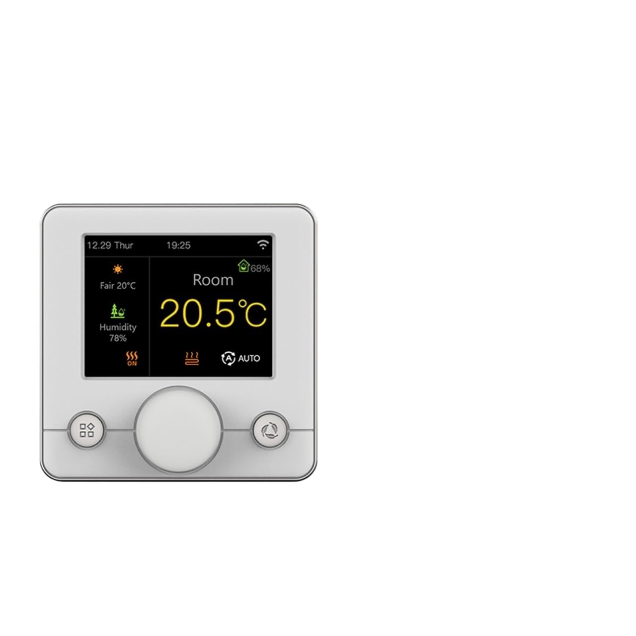 Smart Tuya Room Wifi Thermostat Underfloor Heating Programmable Digital Temperature Controller(R7C.703 White)