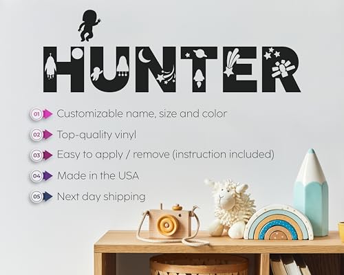 Vinilo decorativo espacial personalizado para pared miniatura 4