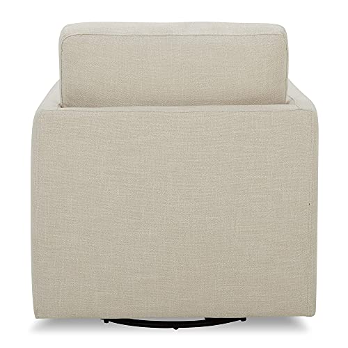 Chita Swivel Accent Chair, Club Arm Chair, Oversized Chair For Living Room, Fully Assembled, Linen Grey #TOP3