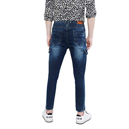 Buy Max Stonewashed Carrot Fit Jeans at 