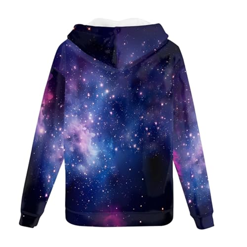 GLUDEAR Men's 3D Graphic Print Full-Zip Mock Neck Sweatshirt Long Sleeve Lightweight Loose Fit Jackets2