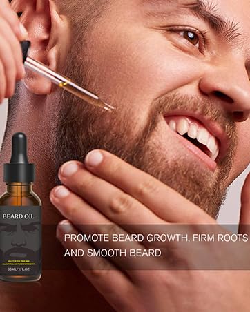 3 Pack Beard Oil for Men, Conditioning and Moisturizing for Better Beard Growth - Gift Set (Fengyin Green Tea/Glamour movement/Azure) - Image 5