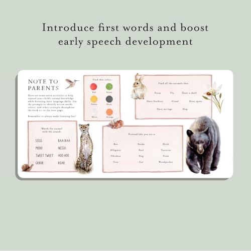 Image of Our Big Book of Animals: First 100 Animal Words for Language Development, including Farm, Jungle, Pets, Bugs, and More (Tabitha Paige Children's Book Series)