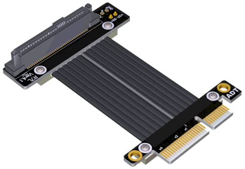 Cable alargador U2 a PCIe 4.0 de 64Gbps para tarjetas madre y unidades SSD SFF8639