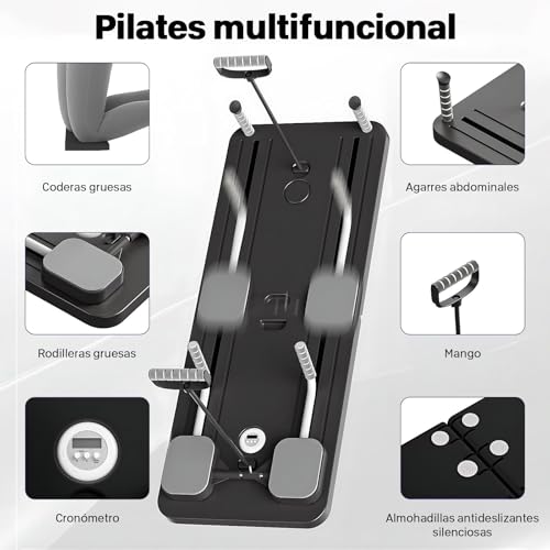 Pilates Reformer Compact pour sculpter son corps a la maison avec AB Roller