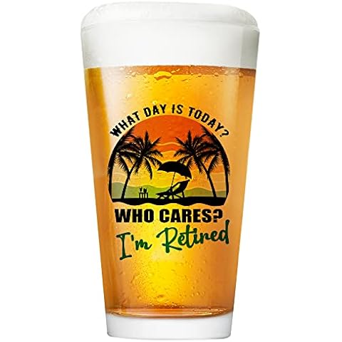 Fatbaby Funny Retirement Beer Glass Gift Cover