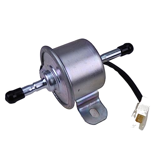 Image of HOLDWELL 12V Electric Fuel Pump 16851-52030 1685152030 compatible with Kubota GF1800 GF1800E F2260 F2560 F2560E F3060 F3560 TG1860 G1700 G1800 G1900 K-008 R420 R520