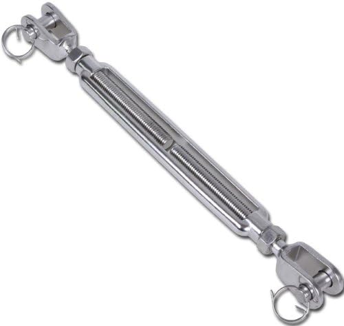 Turnbuckle (M6) 157 mm Boat Yacht Caravan Turnbuckle V4A Stainless Steel Model ELECSA 0095